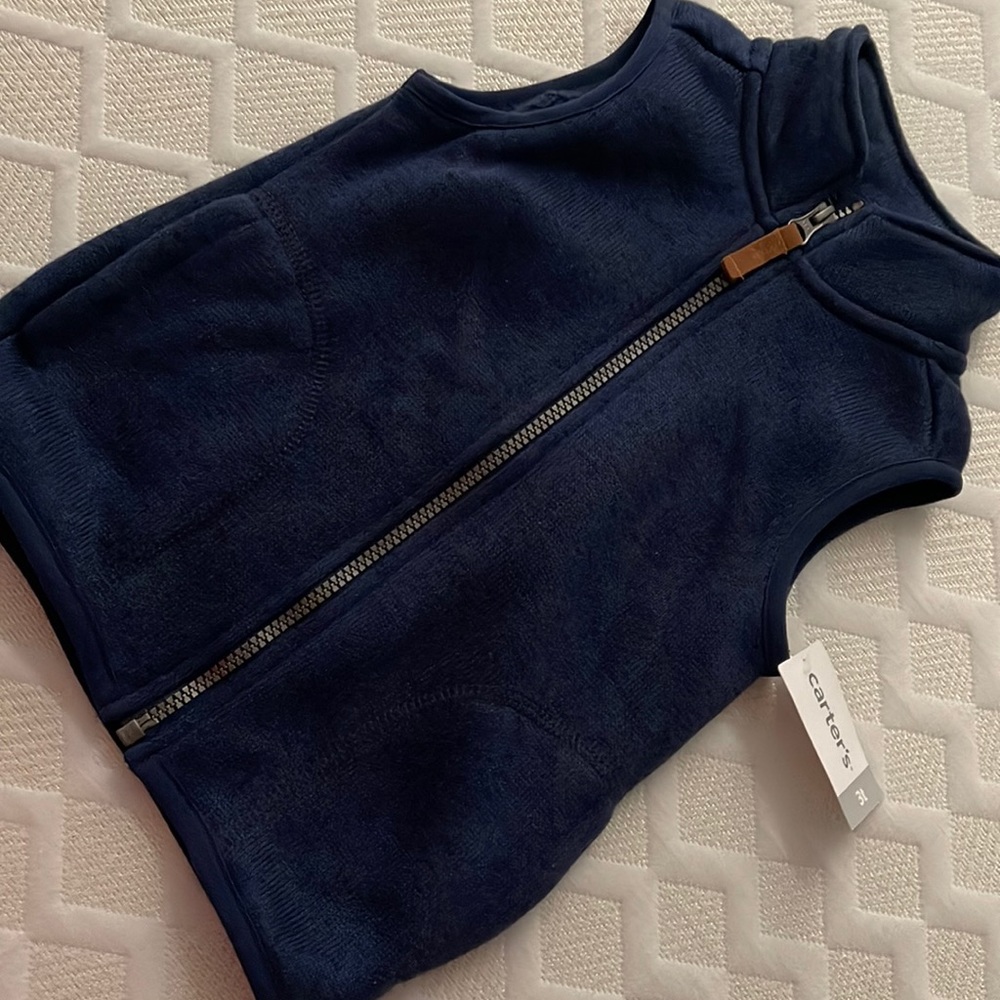 Fleece vest!